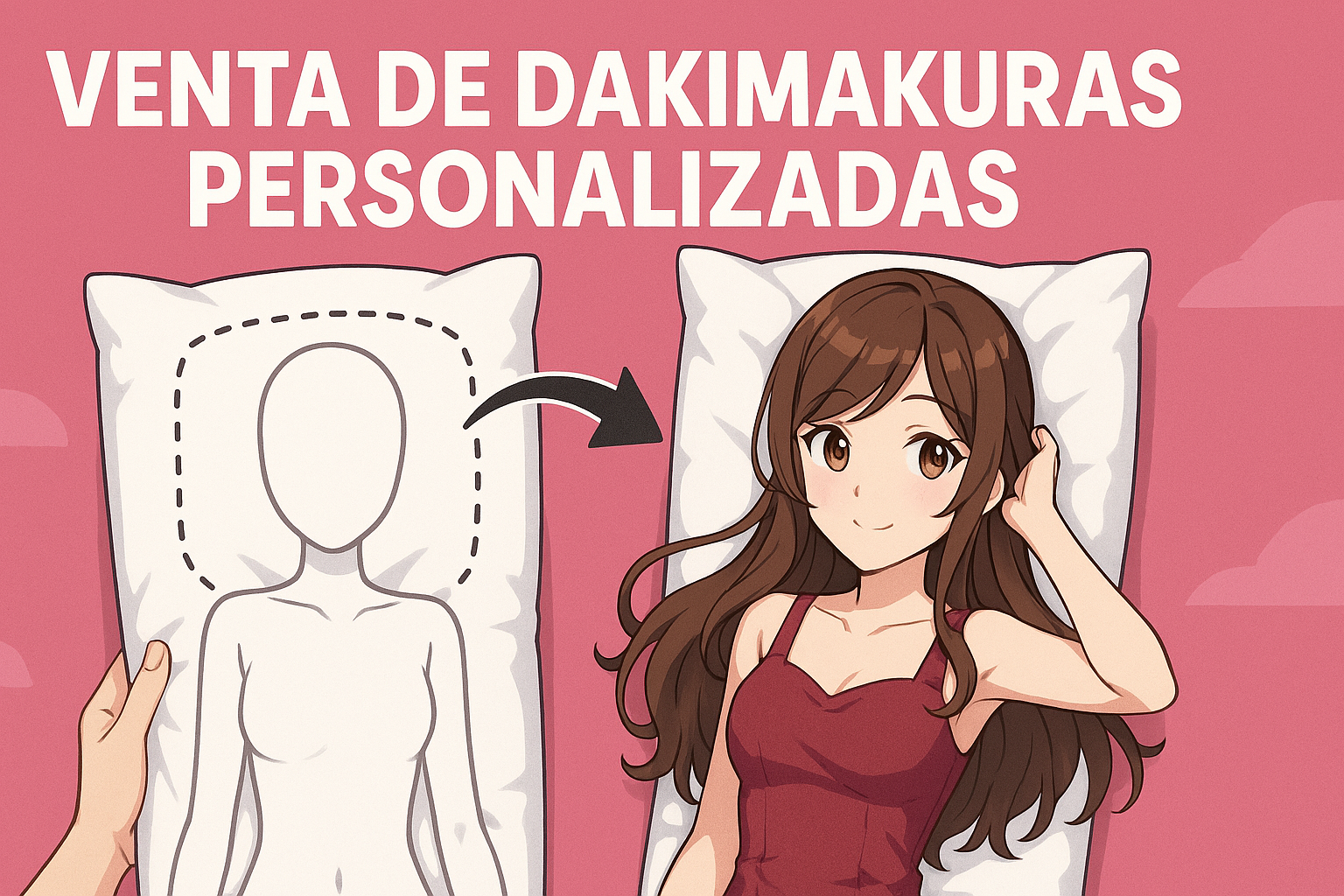 Dakimakura 2 Lados Personalizada + Relleno 150x50 cm
