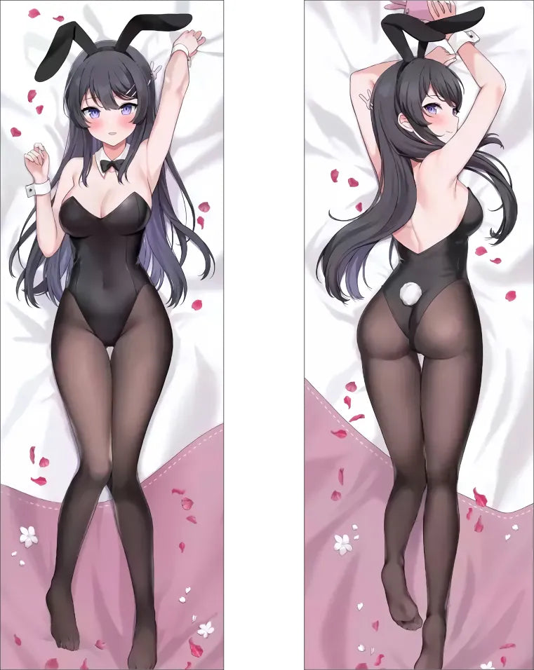 Dakimakura Seishun Buta Yaro Mai Sakurajima Bunny Girl 2 Lados+ Relleno 150x50 cm